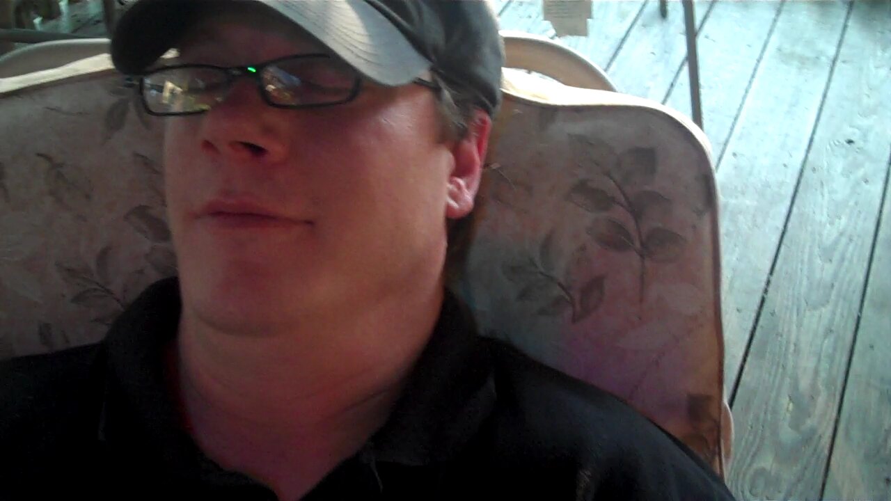 It's only 6:48pm and Chris is passed-out already !